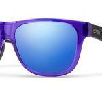 Smith Lifestyle Lowdown Slim Sunglasses Crystal Ultraviolet Carbonic Blue Flash Mirror