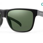 Smith Lifestyle Lowdown Sunglasses Matte Black Chromapop Polarized Gray Green