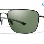 Smith Lifestyle Nomad Sunglasses Matte Black Chromapop+ Polarized Gray Green