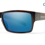 Smith Lifestyle Outlier Sunglasses Matte Tortoise Chromapop Polarized Blue Mirror