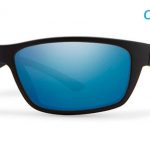 Smith Lifestyle Ridgewell Sunglasses Matte Black Chromapop Polarized Blue Mirror