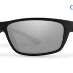 Smith Lifestyle Ridgewell Sunglasses Matte Black Chromapop+ Polarized Platinum