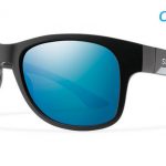 Smith Lifestyle Wayward Sunglasses Matte Black Chromapop+ Polarized Blue Mirror