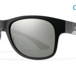 Smith Lifestyle Wayward Sunglasses Matte Black Chromapop+ Polarized Platinum