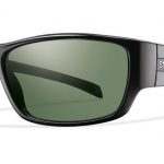 Smith Lifestyle Frontman Sunglasses Black Carbonic Polarized Gray Green