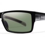 Smith Lifestyle Outlier Sunglasses Black Carbonic Polarized Gray Green