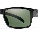 Smith Lifestyle Outlier XL Sunglasses Matte Black Carbonic Polarized Gray Green