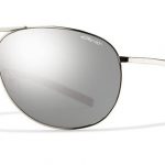 Smith Lifestyle Serpico Sunglasses Silver Carbonic Polarized Platinum