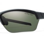 Smith Performance Approach Max Sunglasses Matte Black Carbonic Polarized Gray Green