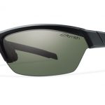 Smith Performance Approach Sunglasses Matte Black Carbonic Polarized Gray Green