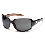 Suncloud Injection Cookie Black Backpaint Polarized Gray Sunglasses