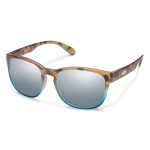 Suncloud Injection Loveseat MT Tort Blue Fade Polarized Silver Mirror Sunglasses