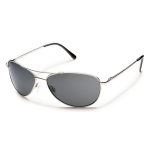 Suncloud Metals Patrol Silver Polarized Gray Sunglasses
