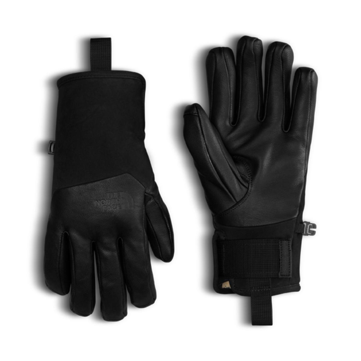 north face men's leather gloves