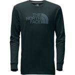 The North Face Men’s Long-Sleeve Half Dome Tee – Darkest Spruce/Silver Pine Green