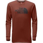 The North Face Men’s Long-Sleeve Half Dome Tee – Ketchup Red/Asphalt Grey