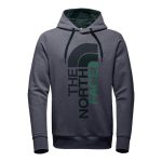 The North Face Men’s Trivert Pullover Hoodie – Medium Grey Heather/Darkest Spruce Multi