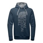 The North Face Men’s Trivert Pullover Hoodie – Monterey Blue Heather/High Rise Grey