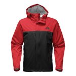 The North Face Men’s Venture 2 Jacket – Black/Centennial Red
