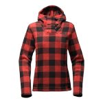 The North Face Women’s Crescent Hooded Pull-Over – Cardinal Red Grizzly Print
