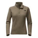 The North Face Women’s Glacier 1/4 Zip – New Taupe Green Heather