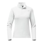 The North Face Women’s Glacier 1/4 Zip – White/High Rise Grey
