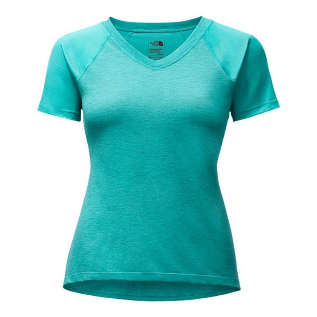 The North Face Women's Reactor V-Neck Short-Sleeve Shirt | Conquer the ...