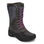 The North Face Women’s Thermoball Utility Mid Boot – Burnished Houndstooth Print/Black Plum