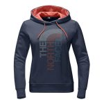 The North Face Women’s Trivert Pull-Over Hoodie – Ink Blue/Fire Brick Red Multi