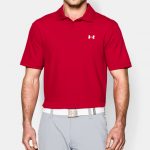 Under Armour Men’s UA Performance Polo Shirt – Red/White