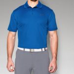 Under Armour Men’s UA Performance Polo Shirt – Ultra Blue/Stealth Gray