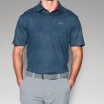 Under Armour Men’s UA Playoff Polo Shirt – Slate Blue/Rocket Red/Steel