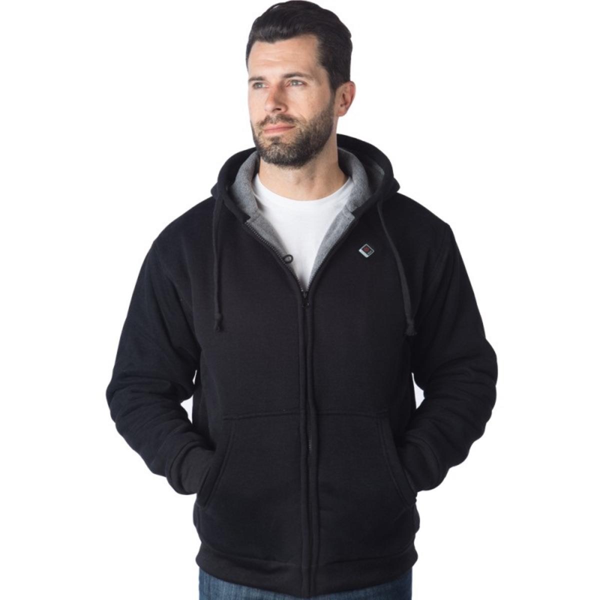 Venture Heat Evolve Heated Hoodie with Power Bank – Black | Conquer the ...