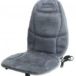 Wagan Velour Heated Seat Cushion – Grey